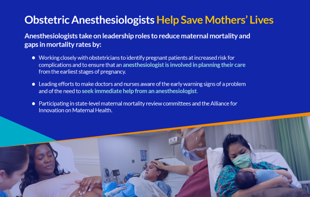 obstetric anesthesiologists help save mothers' lives facts